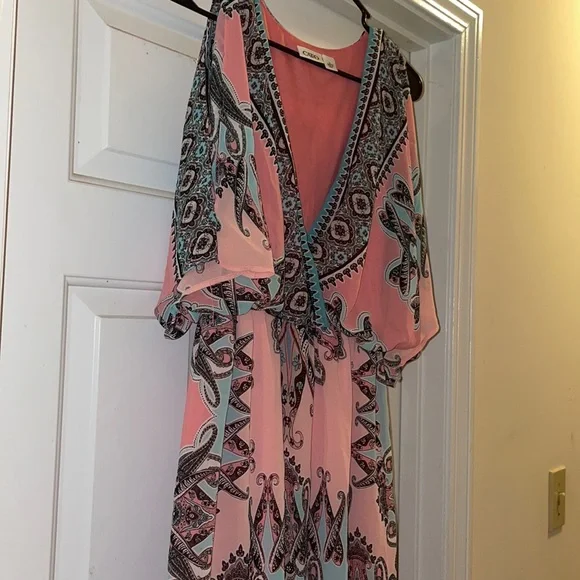 black dresses for women party Celebrations by Sydney's Closet Women's V-Neck Puff Sleeve Cocktail Dress